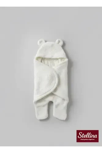 0 - 12 Months Earflap Welsoft Swaddle Baby Blanket - 4