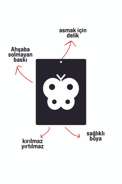 0-3 Ay Ahşap Bebek Zeka Kartları - 4