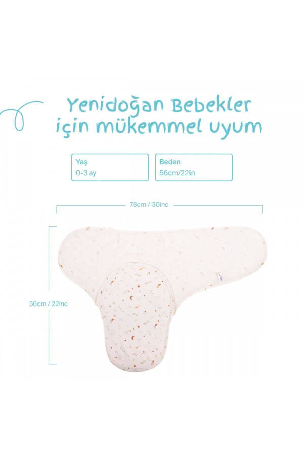 0 - 3 AY Desenli Kundak %100 Pamuk - YENİ - 8