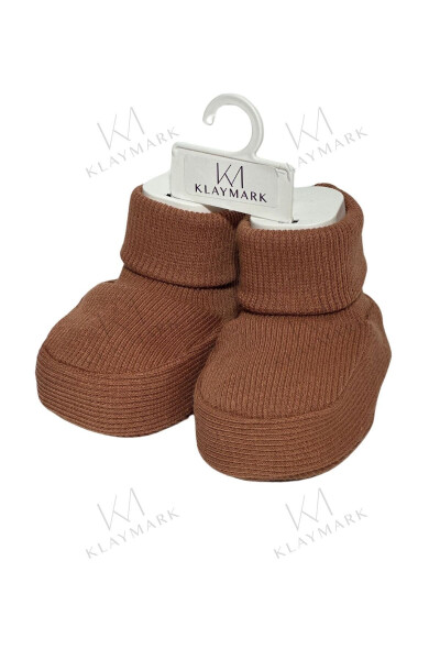 0-3 months baby booties - 1
