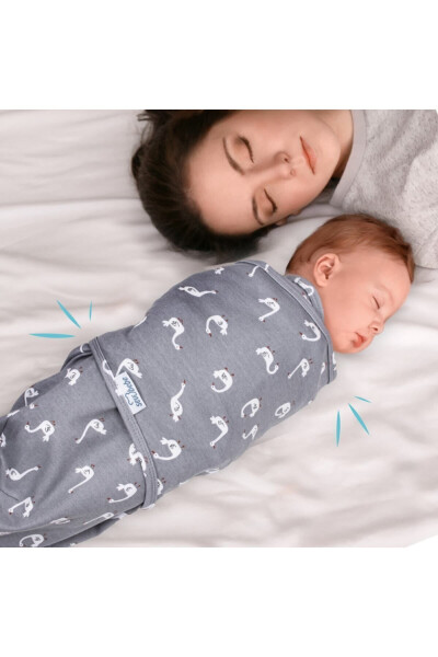 0 - 3 Months Patterned New Season Swaddle 100% Cotton - NEW - SEVI BEBE