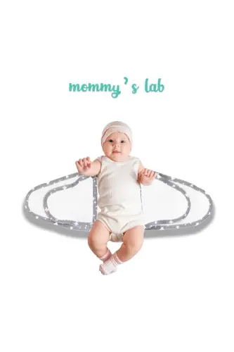 0-4 Months New Season Patterned Colorful 100% Cotton Ready Belt Swaddle Belt Half Swaddle - 4