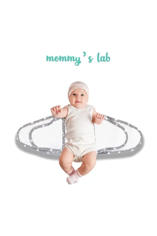 0-4 Months New Season Patterned Colorful 100% Cotton Ready Belt Swaddle Belt Half Swaddle - 4