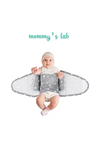 0-4 Months New Season Patterned Colorful 100% Cotton Ready Belt Swaddle Belt Half Swaddle - 5