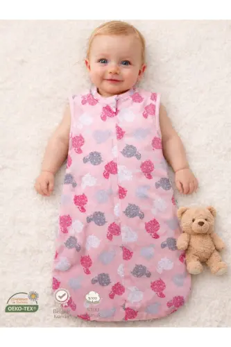 0-4 Months New Season Patterned Colorful Snap Fastener Zippered Romper Swaddle 100% COTTON (OEKO TEX CIF CERTIFIED)-Kitty Mimi 
