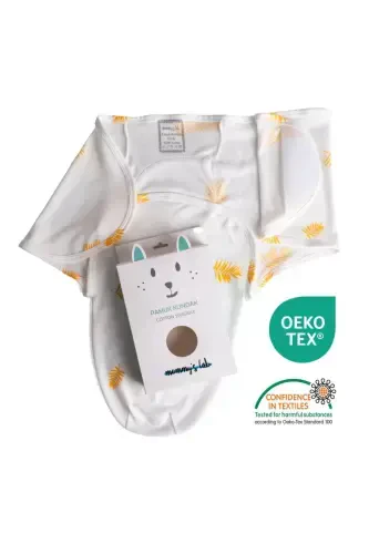 0-4 Months Patterned New Season Cotton Swaddle 100% Cotton - MOMMYSLAB (1)