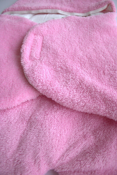 0-9 AY Pamuk Bebek Dış Kundak, Bebek Battaniyesi, Bebek Uyku Tulumu Kış Ayları İçin İdeal İç Kısım-pembe - 3