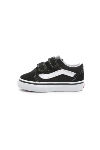 000D3YBLK1-R Vans Old Skool V Baby Casual Shoes Black 