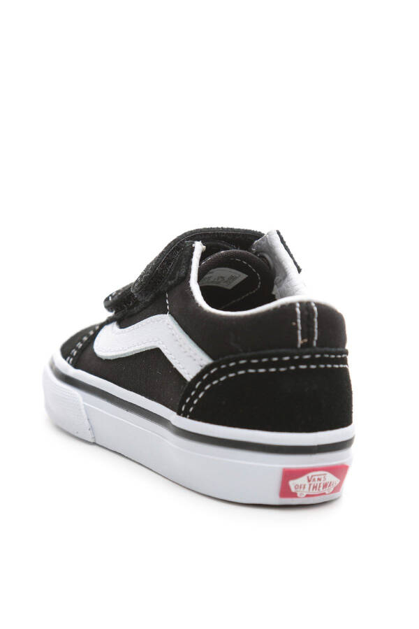 000D3YBLK1-R Vans Old Skool V Bebek Günlük Ayakkabı Siyah - 9