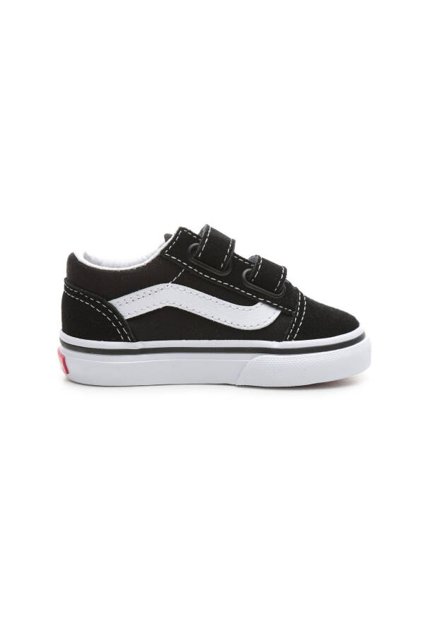 000D3YBLK1-R Vans Old Skool V Bebek Günlük Ayakkabı Siyah - 4