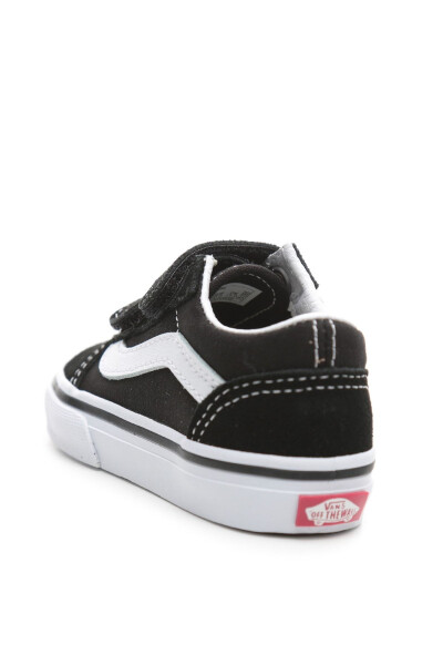 000D3YBLK1-R Vans Old Skool V Chaqaloqlar uchun kundalik poyabzallar Qora - 9