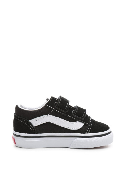 000D3YBLK1-R Vans Old Skool V Chaqaloqlar uchun kundalik poyabzallar Qora - 10