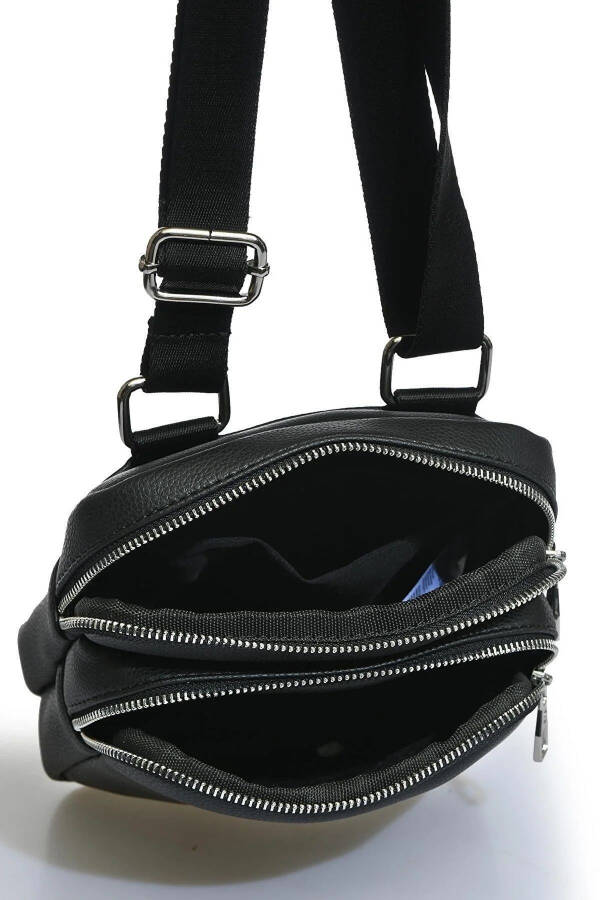 01PC001140 Men's Messenger Bag Shoulder Bag Daily Bag BLACK - 4