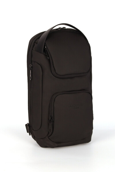 01PC00201 Busenes Unisex Badybag Orqa Sumkasi QORA - PIERRE CARDIN