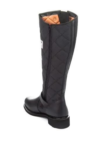 025g100074 Laconia Hi Teri Ayollar Etigi Qora-BLACK - 5