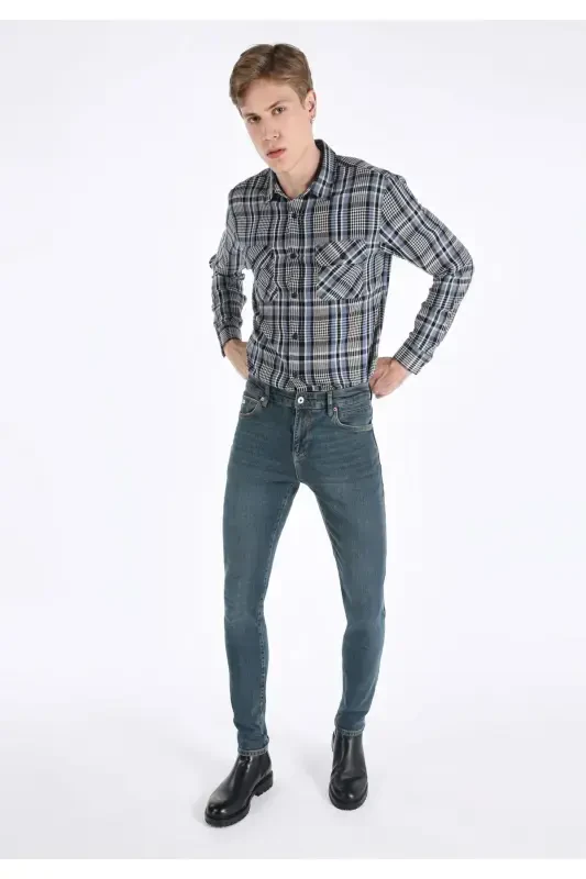 041 Danny Slim Fit Low Rise Straight Leg Men's Jeans - 3