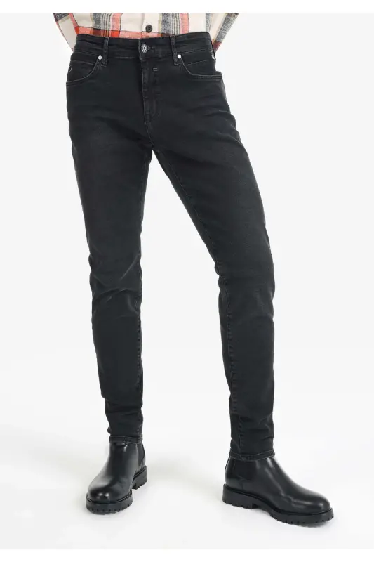 041 Danny Slim Fit Low Waist Straight Leg Men's Jeans - 4