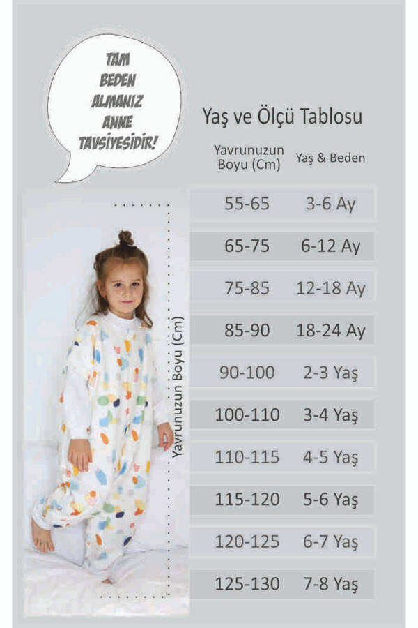 0.5 Tog (kısa Kollu) Yazlık Bebek Ve Çocuk Uyku Tulumu - Elephant Love - 2