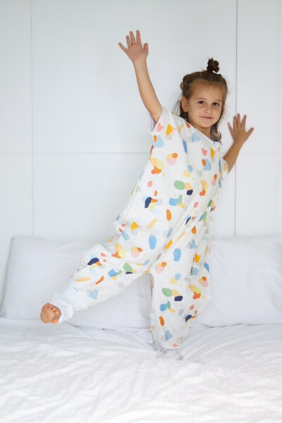 0.5 Tog (Short Sleeve) Summer Baby & Toddler Sleep Sack - Dreamy Points - 5