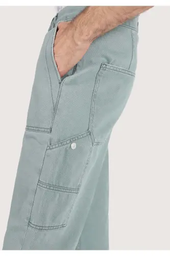 065 Rorry Worker Fit Wide Leg Men's Pants - 5