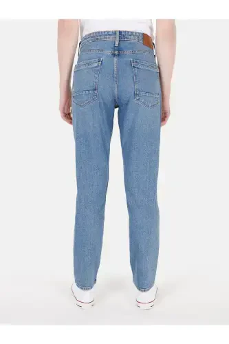 067 Jack Regular Fit Normal Bel Daralan Paça Jean Mavi Erkek Pantolon - COLIN’S (1)