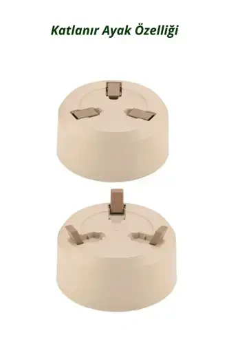 0,7 Litre 15cm Orbita Saksı Ayaklı Dellikli Süzgeçli Plastik Sukulent Menekşe Aranjman Saksısı-No1 ANTRASİT - 4