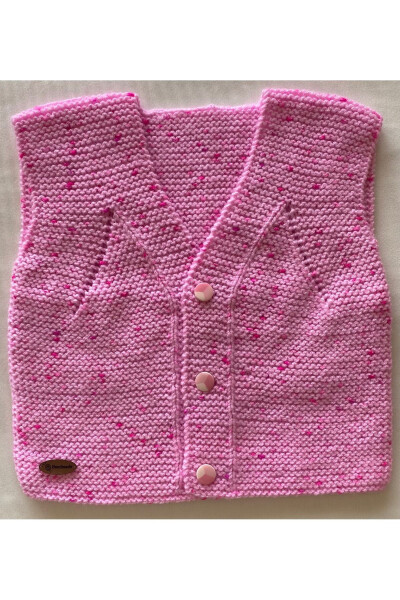 1-2 YEARS OLD BABY HAND MADE (HAND KNITTED) CARDIGAN - BABY WOOL - 1