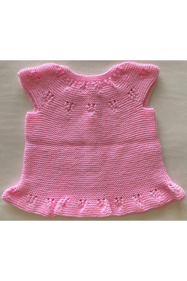 1-2 YEARS OLD BABY HAND MADE (HAND-KNITTED) CARDIGAN - BABY WOOL - 3