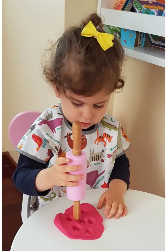 1-3 года, зоо, водонепроницаемый, на липучке, с карманом, машинная стирка, короткий рукав, детский/малышковый нагрудник - 4