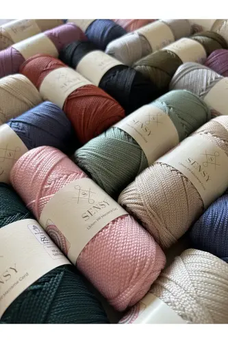 1. 5 Mm - 100 гр Полиэстер Макраме Нить Красный 150 - 4