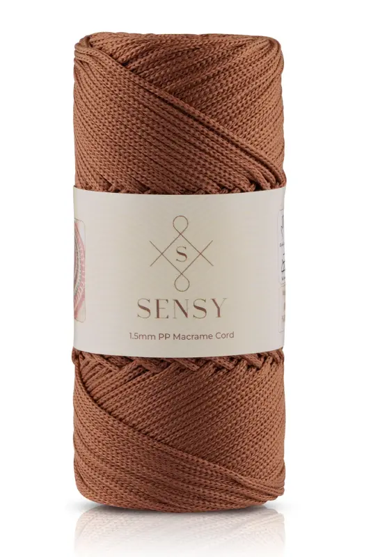 1. 5 Mm - 100 gr Polyester Macrame Rope Copper 150 M - 5