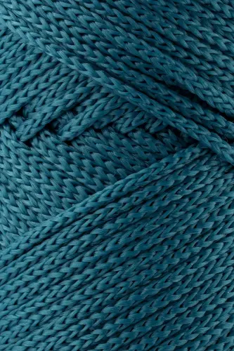 1. 5 Mm - 100 gr Polyester Macrame Rope Petrol Blue - 6