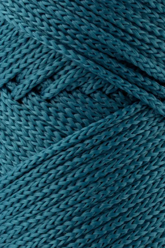 1. 5 Mm - 100 gr Polyester Macrame Rope Petrol Blue - 6