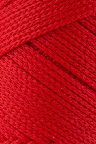 1. 5 Mm - 100 gr Polyester Macrame Rope Red 150 - SENSY (1)