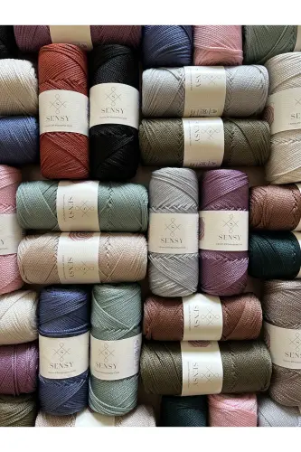 1. 5 Mm - 100 gr Polyester Macrame Yarn Burgundy 150 M Polyester Macrame Yarn Placemat Yarn and Bag Yarn-Burgundy - 5