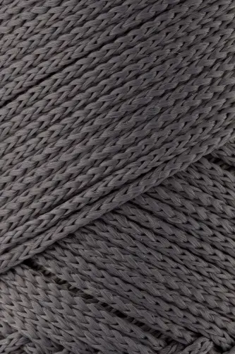 1. 5 Mm - 100 gr Polyester Macrame Yarn Dark Gray 150 M Polyester Macrame Cord Placemat Yarn And Bag Yarn-Dark Gray - 2