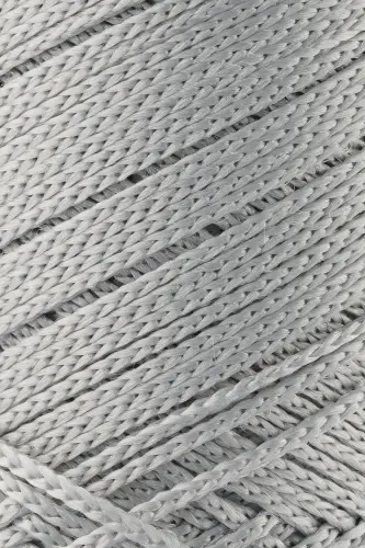 1. 5 Mm - 100 gr Polyester Macrame Yarn Light Gray 150 - SENSY (1)
