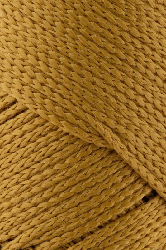 1. 5 Mm - 100 gr Polyester Macrame Yarn Mustard 150 M Polyester Macrame Yarn Placemat Yarn and Bag Yarn-Mustard - 2