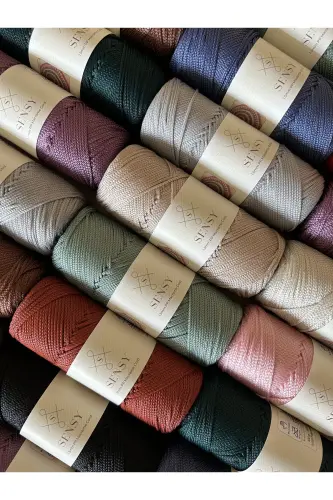 1. 5 Mm - 100 gr Polyester Makrame İpi Ada Çayı 150 - 8