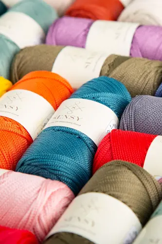 1. 5 Mm - 100 gr Polyester Makrame Ipi Portakal 150 M Polyester Makrame Ip Supla Ip Ve Çanta Ipliği-Portakal - 6