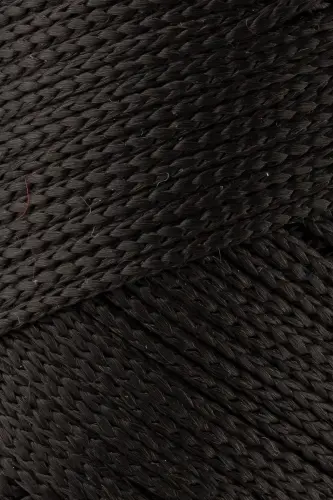 1. 5 Mm - 100 gr Polyester Makrame Ipi Qora 150 M Polyester Makrame Ip Supla Ip Va Çanta Ipliği-Qora - SENSY (1)