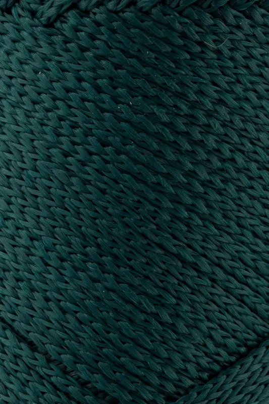 1. 5 Mm - 100 gr Polyester Makrame Ipi Yashil 150 M Polyester Makrame Ip Supla Ip Va Chanta Ipligi-Yashil - 2