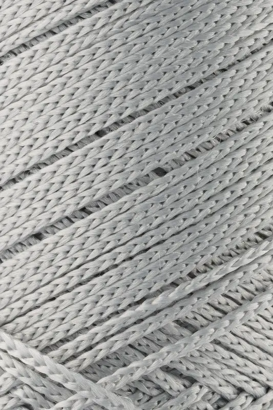 1.5 Mm - 100 gr Polyester Makrome Ipi Açık Gri 150 M Polyester Makrome Ip Supla Ip Ve Çanta Ipliği - Açık Gri - 2