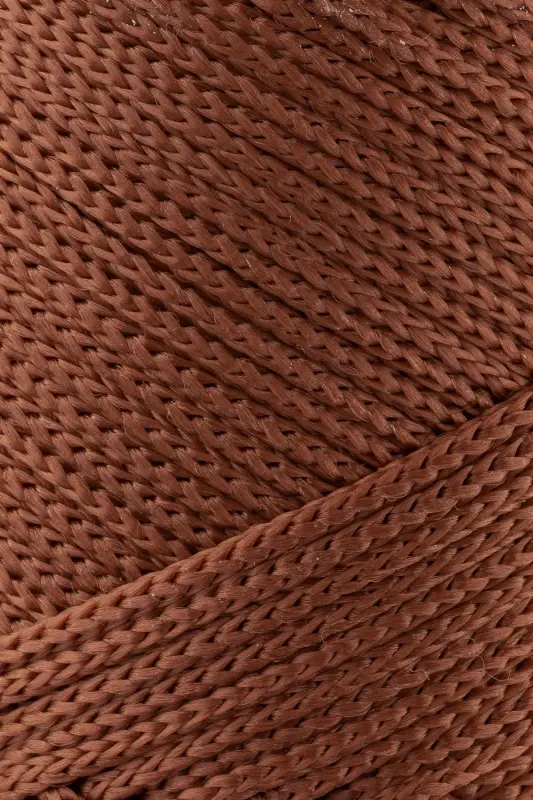 1.5 Mm - 100 gr Polyester Makrome Ipi Bakır 150 M Polyester Makrome Ip Supla Ip Ve Çanta Ipliği-Bakır - 6