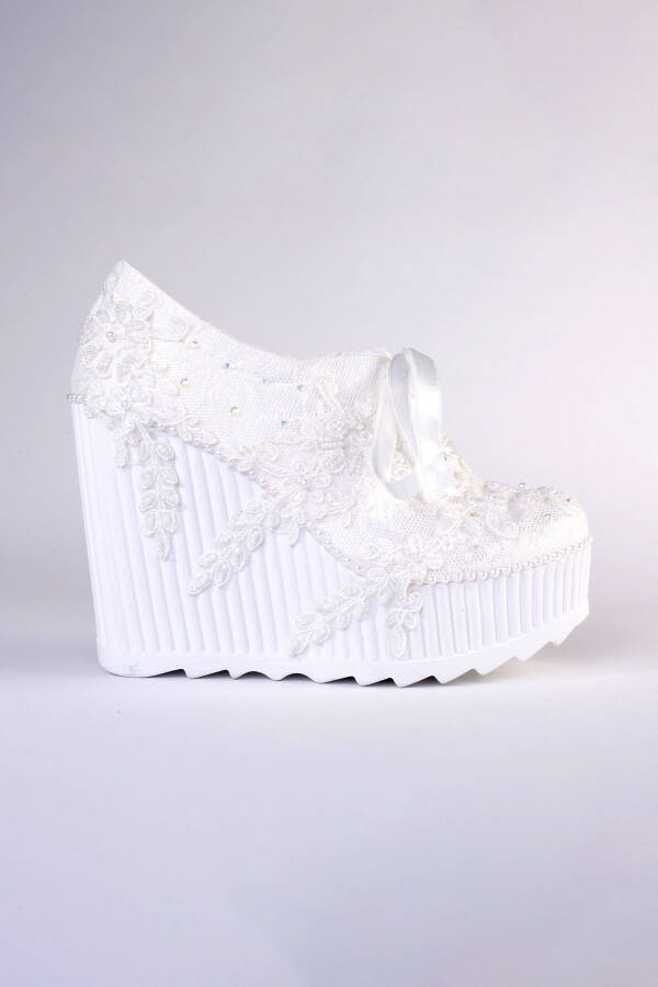 1-94377 Sport Wedge Heel Bridal Shoes - 2