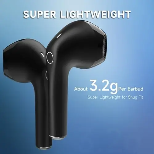 1 Hora 6 Packs Wireless Earbuds Bluetooth 5.3, Sports Headphones Deep Bass in-Ear Earphones, Premium Sound with Charging Case, Compatible with iPhone, Android Smartphone, Tablet, Laptop - 6