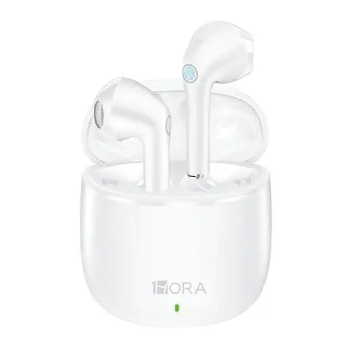 1 Hora Simsiz Quloqchinlar Bluetooth 5.3 Quloqchinlar Chuqur Bass Quloq ichiga Quloqchinlar Premium Ovoz Mikrofonli Zaryad Qutisi iPhone, Planshet, Android Smartfon Noutbuk Sport uchun - 1