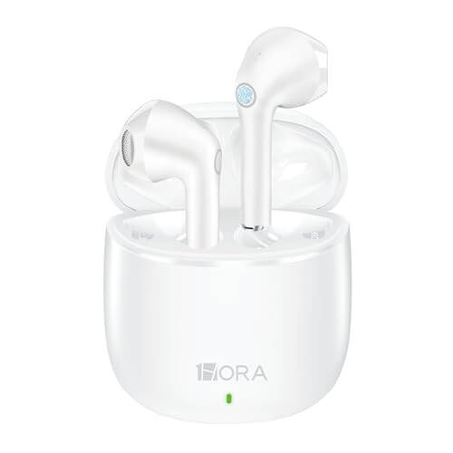 1 Hora Wireless Earbuds Bluetooth 5.3 Headphones Deep Bass in-Ear Earphones Premium Sound with Mic Charging Case for iPhone, Tablet, Android Smartphone Laptop Sports - 1