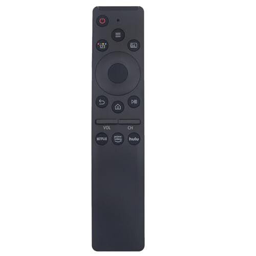 1 Pack New Replacement Universal IR Remote Control fit for Samsung Smart TV LCD LED UHD QLED TVs with Netflix Prime Video hulu Buttons - AULCMEET (1)