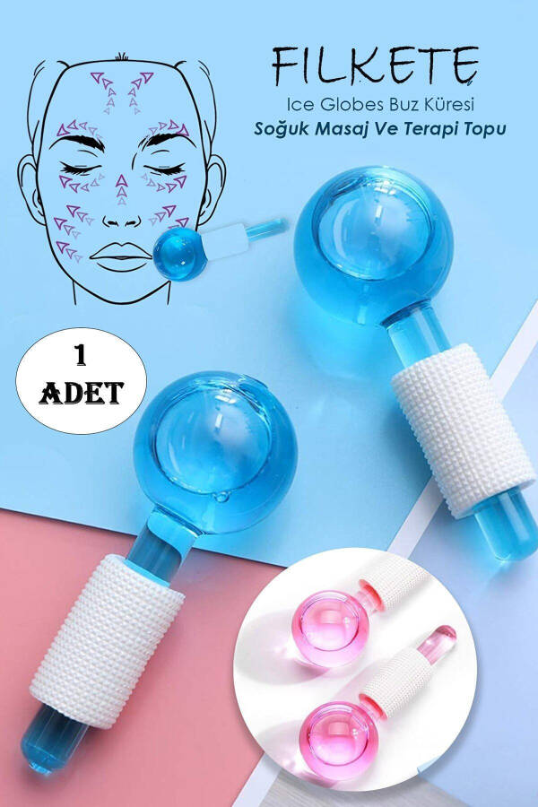 1 Piece Ice Globes Cold Massage and Therapy Ball (Cheek-Neck Tightening) - 7